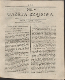 Gazeta Rządowa. R. 1794 Nr 16