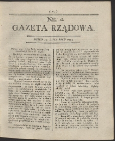 Gazeta Rządowa. R. 1794 Nr 18