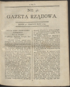 Gazeta Rządowa. R. 1794 Nr 46