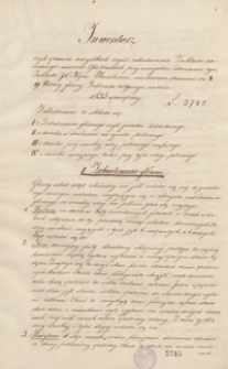 Opisanie gmachu Zakładu [Narodowego im. Ossolińskich we Lwowie] w r. 1835 sporządzone