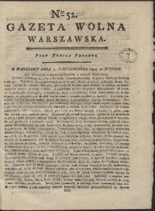 Gazeta Wolna Warszawska. R. 1794 Nr 52