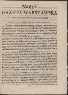 Gazeta Wolna Warszawska. R. 1794 Nr 61