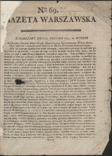 Gazeta Wolna Warszawska. R. 1794 Nr 69