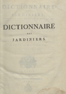 Dictionnaire Des Jardiniers [...]. T. 5