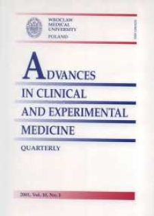 Advances in Clinical and Experimental Medicine, Vol. 10, 2001, nr 1