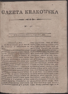 Gazeta Krakowska. R. 1799 nr 46