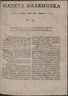 Gazeta Krakowska. R. 1799 Nr 48