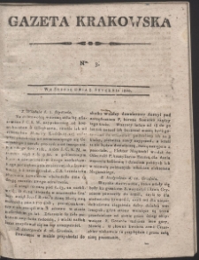 Gazeta Krakowska. R. 1800 Nr 3