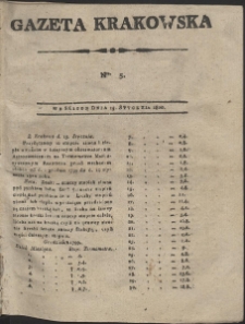 Gazeta Krakowska. R. 1800 Nr 5