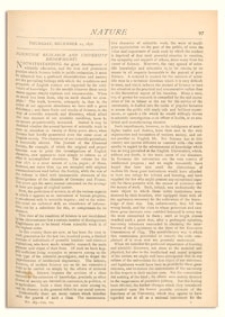Nature : a Weekly Illustrated Journal of Science. Volume 7, 1872 December 12, [No. 163]