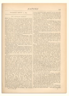 Nature : a Weekly Illustrated Journal of Science. Volume 9, 1874 March 12, [No. 228]