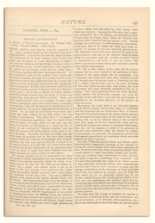 Nature : a Weekly Illustrated Journal of Science. Volume 9, 1874 April 9, [No. 232]
