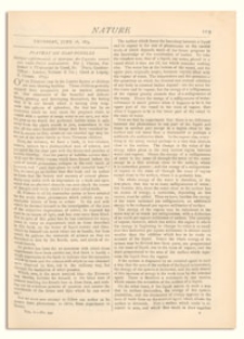 Nature : a Weekly Illustrated Journal of Science. Volume 10, 1874 June 18, [No. 242]