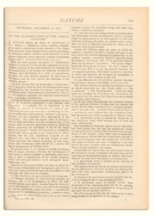 Nature : a Weekly Illustrated Journal of Science. Volume 11, 1874 December 10, [No. 267]