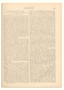 Nature : a Weekly Illustrated Journal of Science. Volume 10, 1874 August 13, [No. 250]