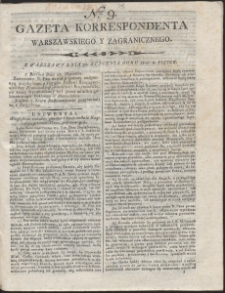 Gazeta Korrespondenta Warszawskiego i Zagranicznego. R. 1800 Nr 9