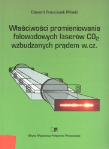 Właściwości promieniowania falowodowych laserów CO/sub 2/ wzbudzanych prądem w. cz.