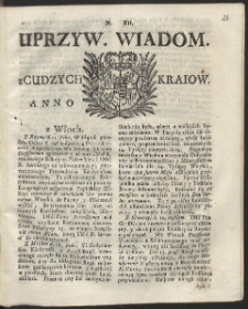 Uprzywilejowane wiadomości z cudzych kraj&oacute;w. R. 1730 Nr 12
