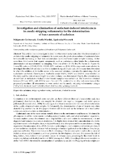 Investigation and elimination of surfactant-induced interferences in anodic stripping voltammetry for the determination of trace amounts of cadmium