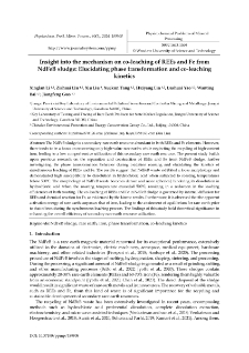 Insight into the mechanism on co-leaching of REEs and Fe from NdFeB sludge : Elucidating phase transformation and co-leaching kinetics