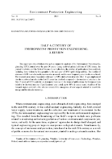 Half a century of Environment Protection Engineering. A review