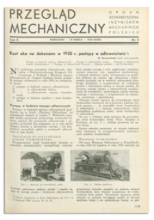 Przegląd Mechaniczny. Organ Stowarzyszenia Inżynierów Mechaników Polskich, T. 2, 10 marca 1936, nr 5
