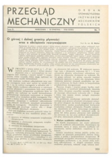 Przegląd Mechaniczny. Organ Stowarzyszenia Inżynierów Mechaników Polskich, T. 2, 10 kwietnia 1936, nr 7