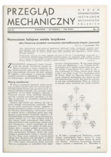 Przegląd Mechaniczny. Organ Stowarzyszenia Inżynierów Mechaników Polskich, T. 2, 25 czerwca 1936, nr 12