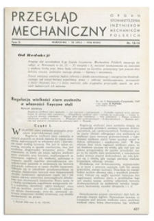 Przegląd Mechaniczny. Organ Stowarzyszenia Inżynierów Mechaników Polskich, T. 2, 25 lipca 1936, nr 13-14