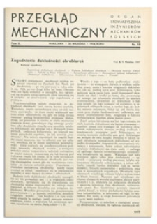 Przegląd Mechaniczny. Organ Stowarzyszenia Inżynierów Mechaników Polskich, T. 2, 25 września 1936, nr 18
