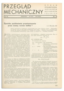 Przegląd Mechaniczny. Organ Stowarzyszenia Inżynierów Mechaników Polskich, T. 4, 25 maja 1938, nr 10