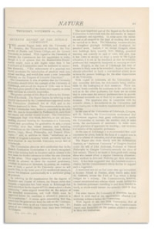 Nature : a Weekly Illustrated Journal of Science. Volume 13, 1875 November 11, [No. 315]