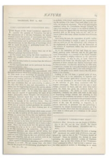 Nature : a Weekly Illustrated Journal of Science. Volume 14, 1876 May 25, [No. 343]