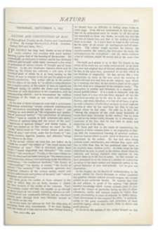Nature : a Weekly Illustrated Journal of Science. Volume 16, 1877 September 6, [No. 410]