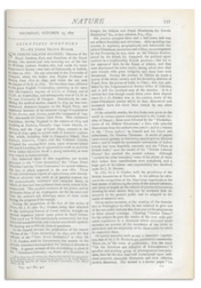 Nature : a Weekly Illustrated Journal of Science. Volume 16, 1877 October 25, [No. 417]
