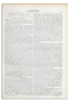 Nature : a Weekly Illustrated Journal of Science. Volume 17, 1877 November 22, [No. 421]