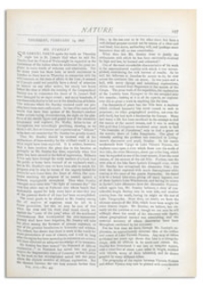 Nature : a Weekly Illustrated Journal of Science. Volume 17, 1878 February 14, [No. 433]