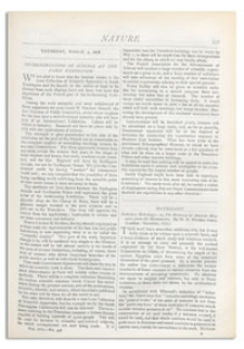 Nature : a Weekly Illustrated Journal of Science. Volume 17, 1878 March 7, [No. 436]