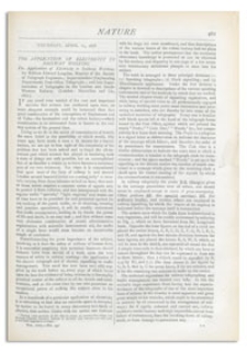 Nature : a Weekly Illustrated Journal of Science. Volume 17, 1878 April 11, [No. 441]