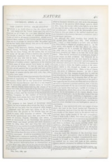 Nature : a Weekly Illustrated Journal of Science. Volume 17, 1878 April 18, [No. 442]