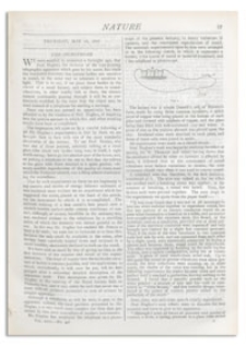 Nature : a Weekly Illustrated Journal of Science. Volume 18, 1878 May 16, [No. 446]