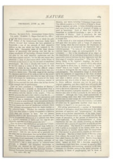 Nature : a Weekly Illustrated Journal of Science. Volume 24, 1881 June 30, [No. 609]