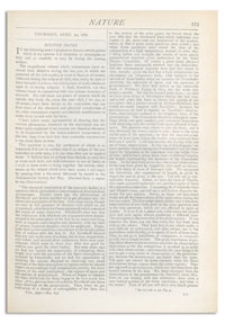 Nature : a Weekly Illustrated Journal of Science. Volume 25, 1882 April 20, [No. 651]