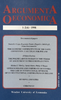 The economic consequences of the Basel Convention. Case study for Poland
