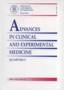 Advances in Clinical and Experimental Medicine, Vol. 9, 2000, nr 4