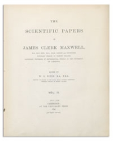 The scientific papers of James Clerk Maxwell. Vol. 2
