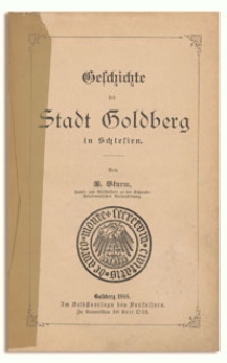 Geschichte der Stadt Goldberg in Schlesien