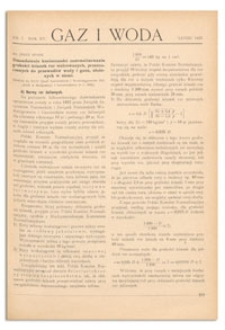 Gaz i Woda. R. XV, lipiec 1935, Nr 7