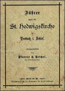 Führer durch die St. Hedwigskirche zu Trebnitz i. Schles.