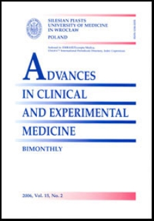 Advances in Clinical and Experimental Medicine, Vol. 15, 2006, nr 2